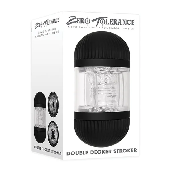 Zero Tolerance Double Decker Stroker - Black-clear