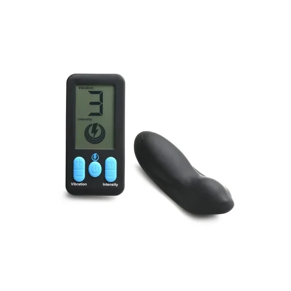 Zeus Electrosex E-Stim Panty Vibe with Remote Control – Black