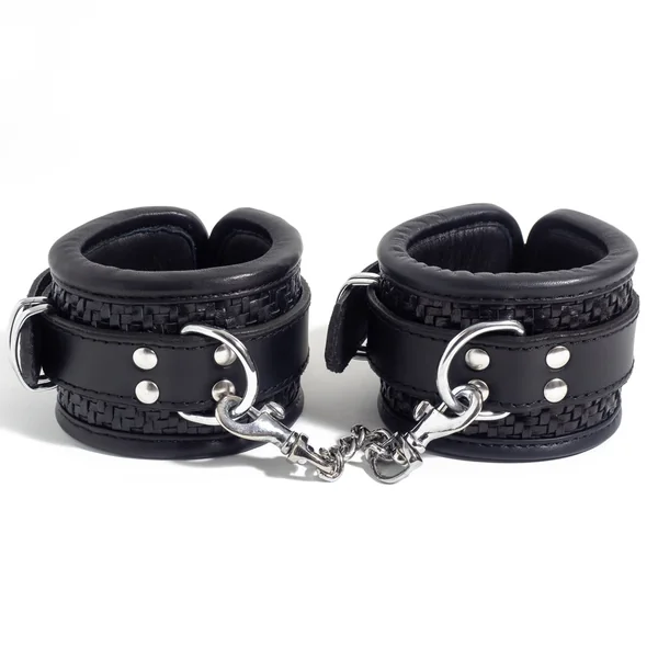 Zorba Woven Leather Wrist Cuffs